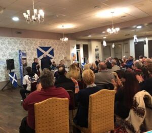 Yes Glenrothes – “Be Prepared” event March 2018. Speakers, Carol Gilmour, David Hooks and The Wee Ginger Dug